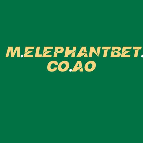 Logo da M.ELEPHANTBET.CO.AO